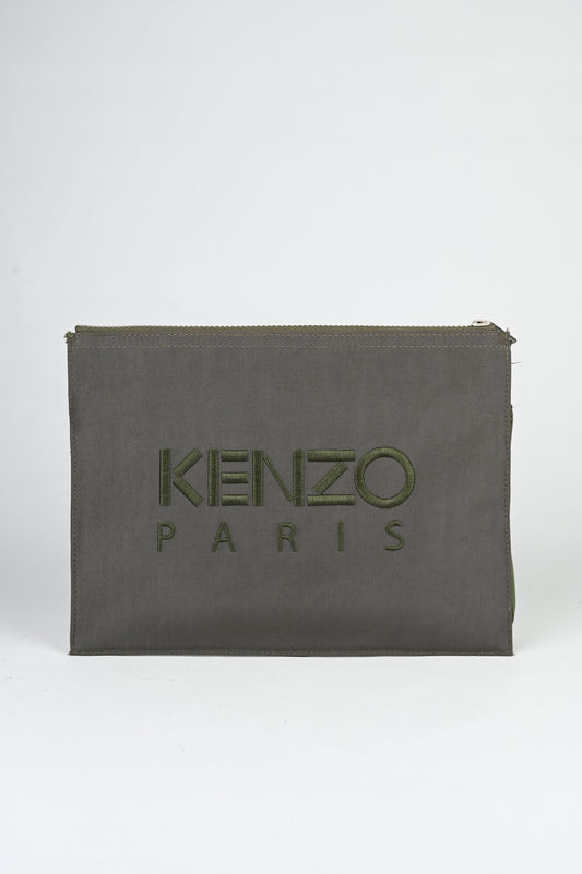 Kenzo Pochette in tessuto verde -  lesleyluxuryvintage