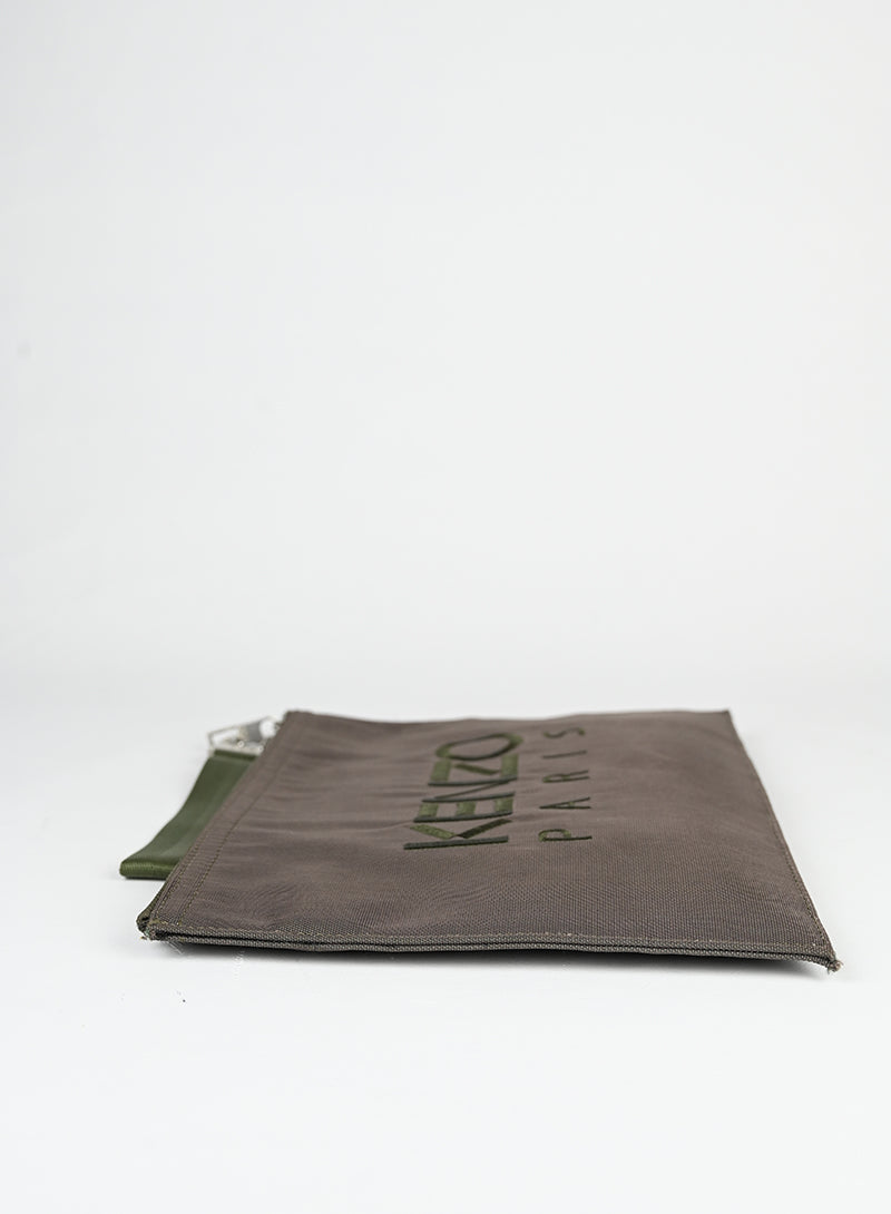 Kenzo Pochette in tessuto verde -  lesleyluxuryvintage