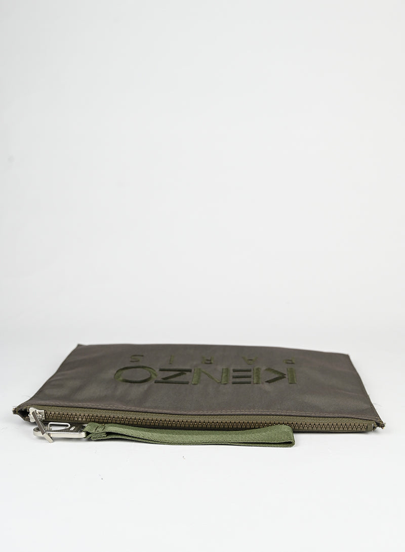 Kenzo Pochette in tessuto verde -  lesleyluxuryvintage