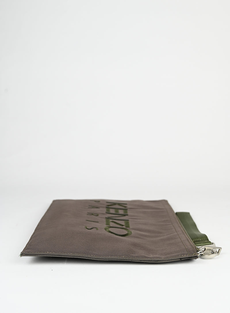 Kenzo Pochette in tessuto verde -  lesleyluxuryvintage