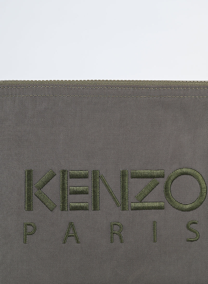 Kenzo Pochette in tessuto verde -  lesleyluxuryvintage