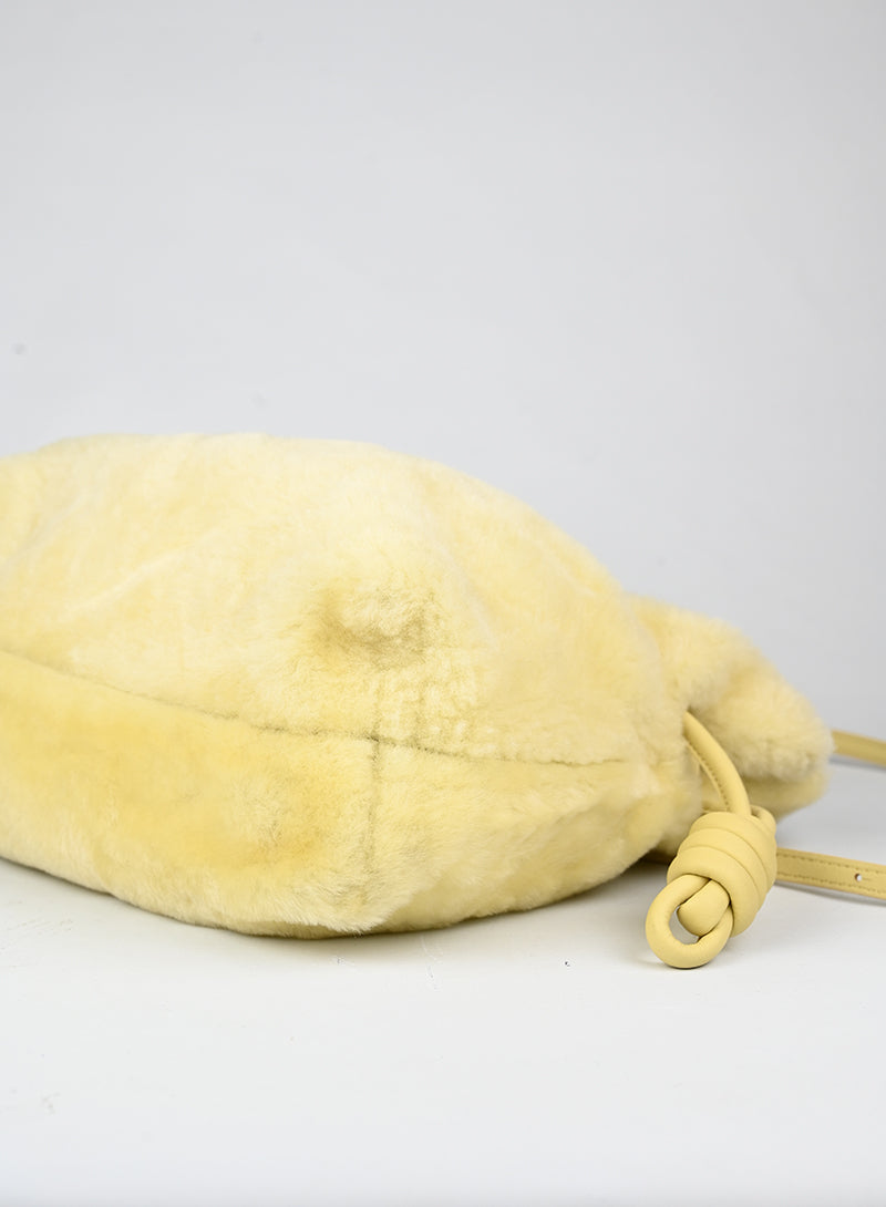 Loewe Borsa Flamenco in montone giallo -  lesleyluxuryvintage