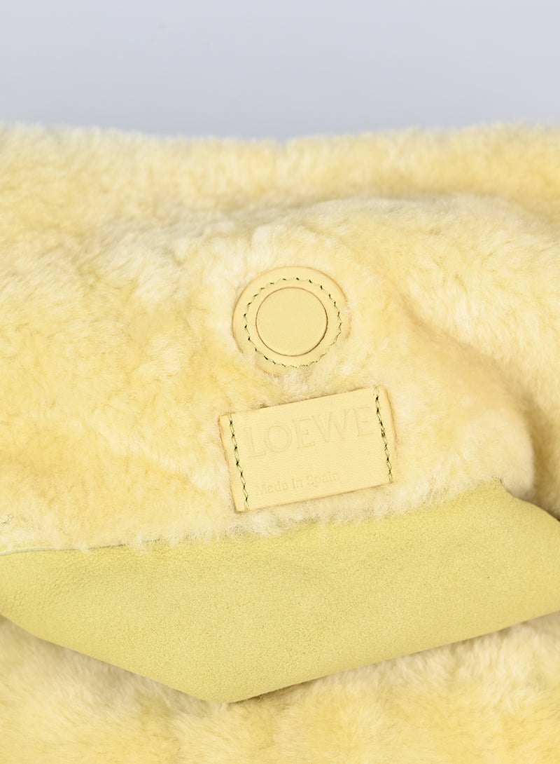 Loewe Borsa Flamenco in montone giallo -  lesleyluxuryvintage