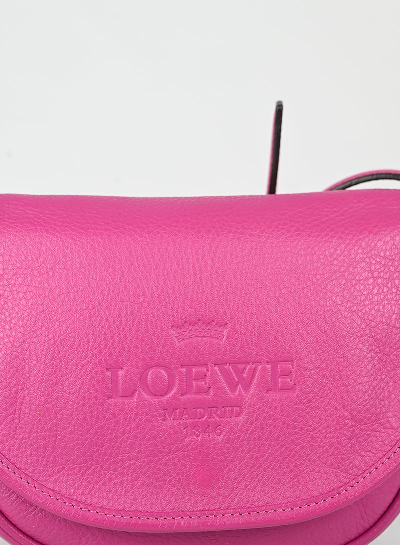 Loewe Tracolla in pelle ciclamino