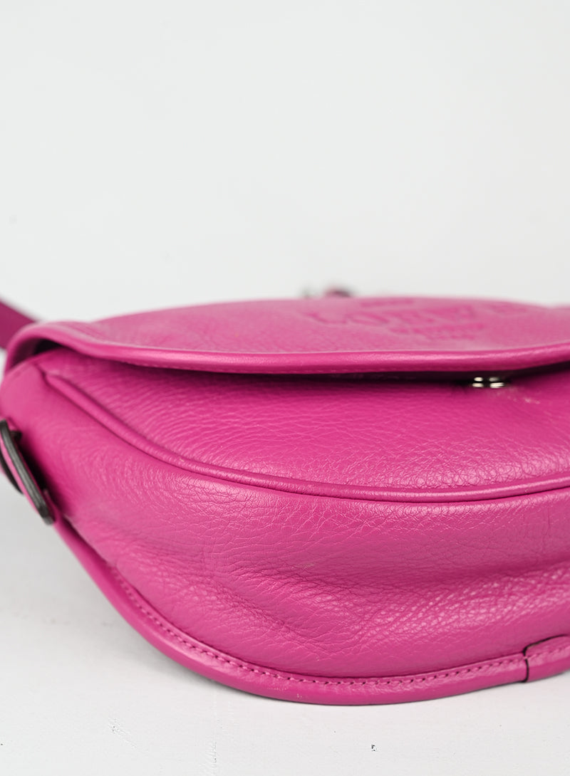 Loewe Tracolla in pelle ciclamino