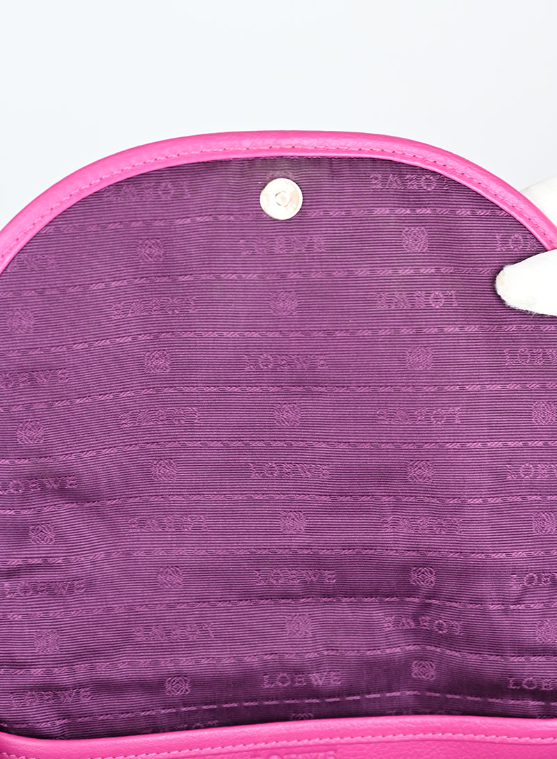 Loewe Tracolla in pelle ciclamino