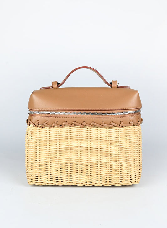 Loro Piana Borsa Extra Pocket L19 in midollino