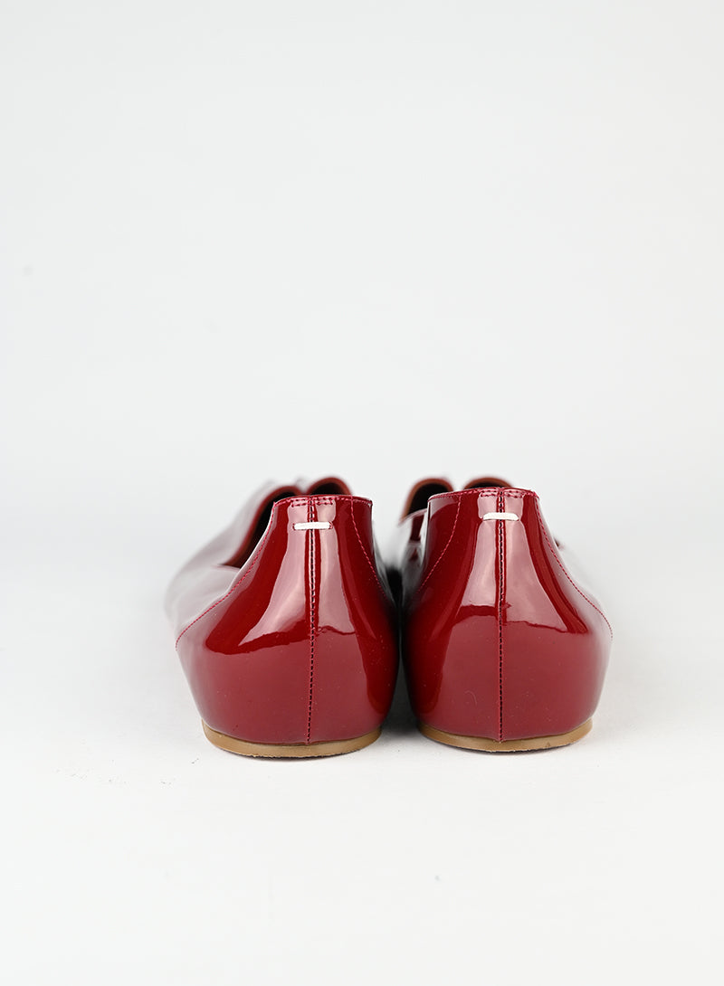 Louboutin x Margiela Ballerine Tabi in vernice rossa - N. 41