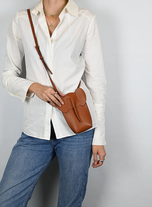 Loewe Portacellulare in pelle con elefantino