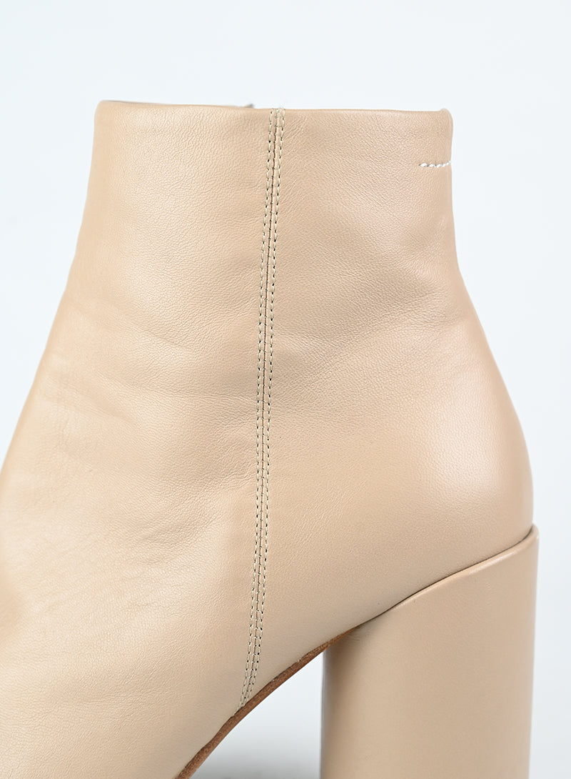 Margiela Stivaletti in pelle beige - N. 39