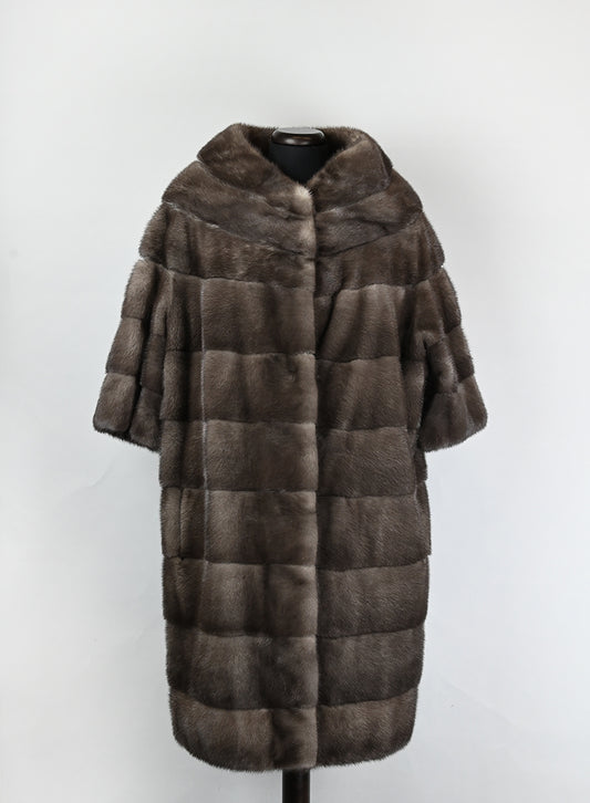 Mavina Pelliccia in visone marrone - Tg. 42