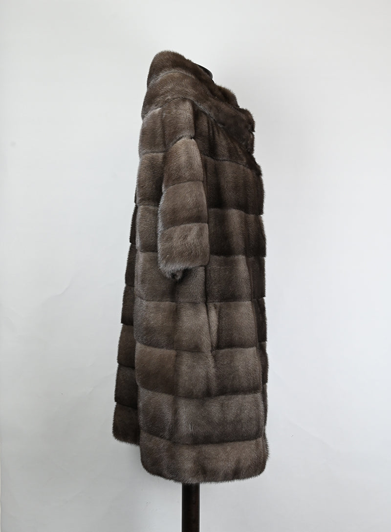 Mavina Pelliccia in visone marrone - Tg. 42