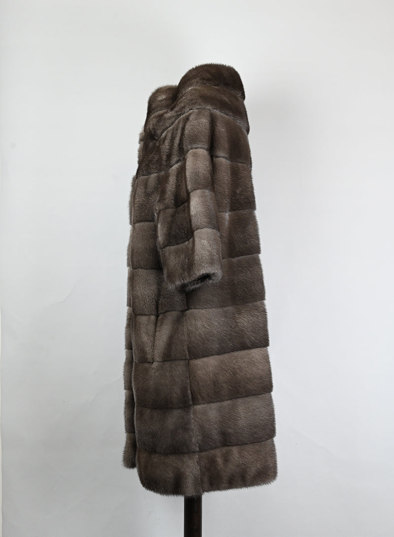 Mavina Pelliccia in visone marrone - Tg. 42