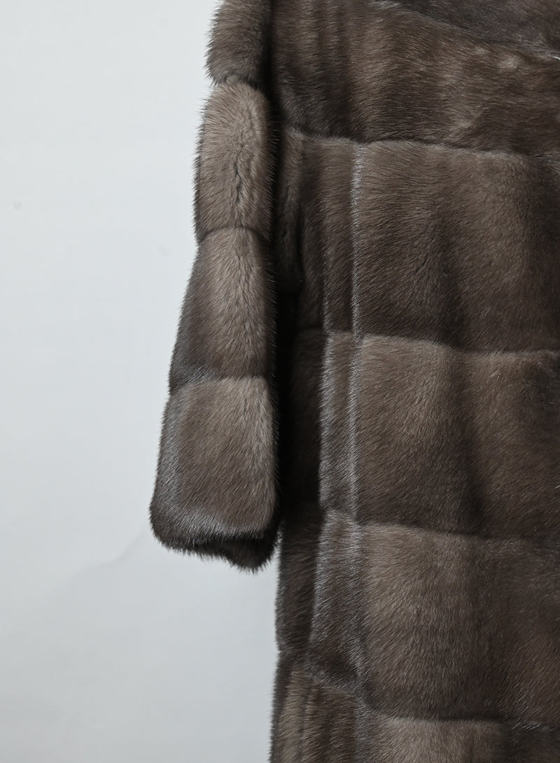 Mavina Pelliccia in visone marrone - Tg. 42