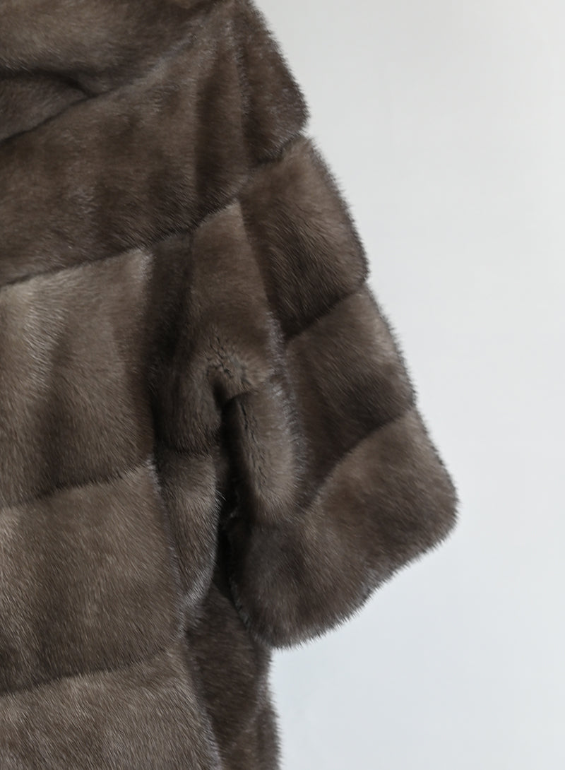 Mavina Pelliccia in visone marrone - Tg. 42