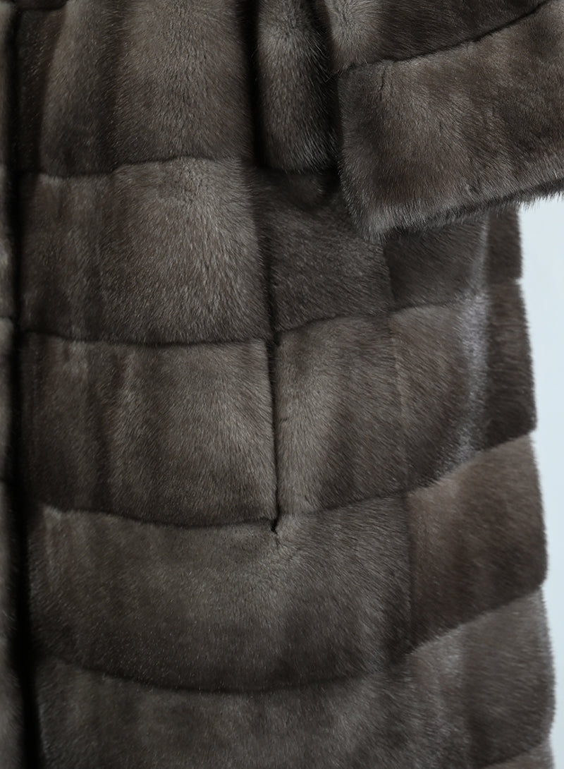 Mavina Pelliccia in visone marrone - Tg. 42