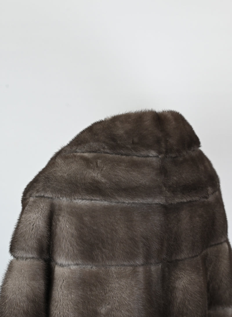 Mavina Pelliccia in visone marrone - Tg. 42