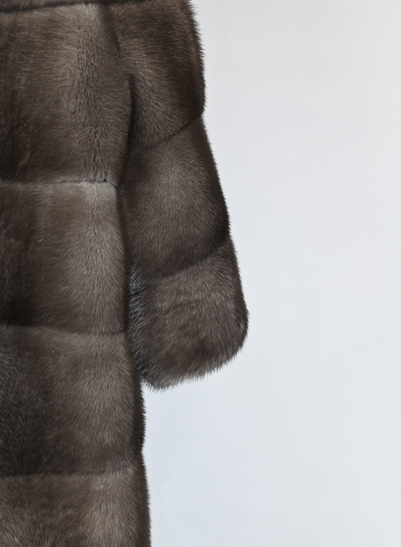 Mavina Pelliccia in visone marrone - Tg. 42