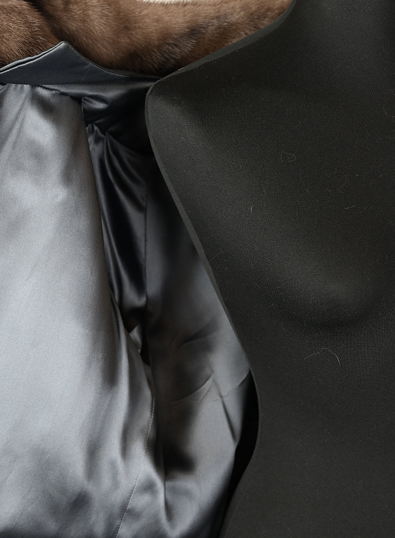 Mavina Pelliccia in visone marrone - Tg. 42