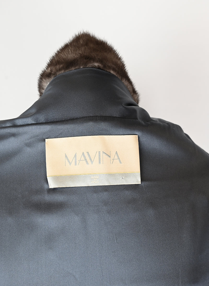 Mavina Pelliccia in visone marrone - Tg. 42