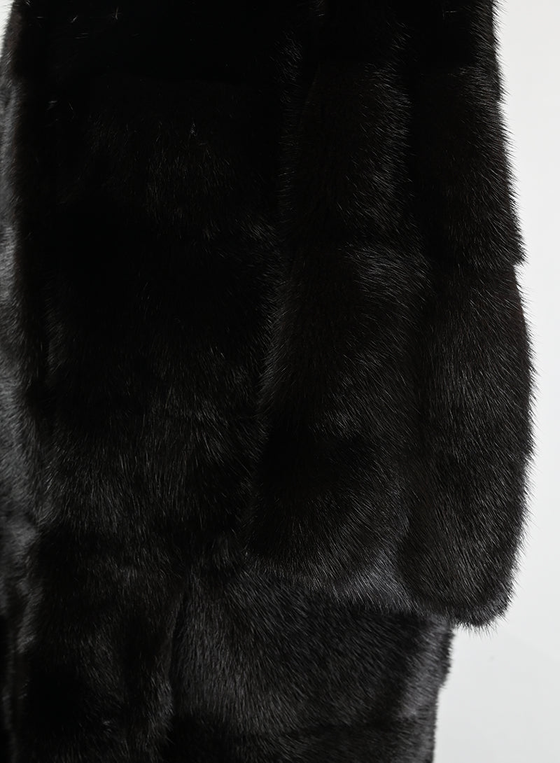 Mavina Pelliccia Visone testa di moro - Tg. 42