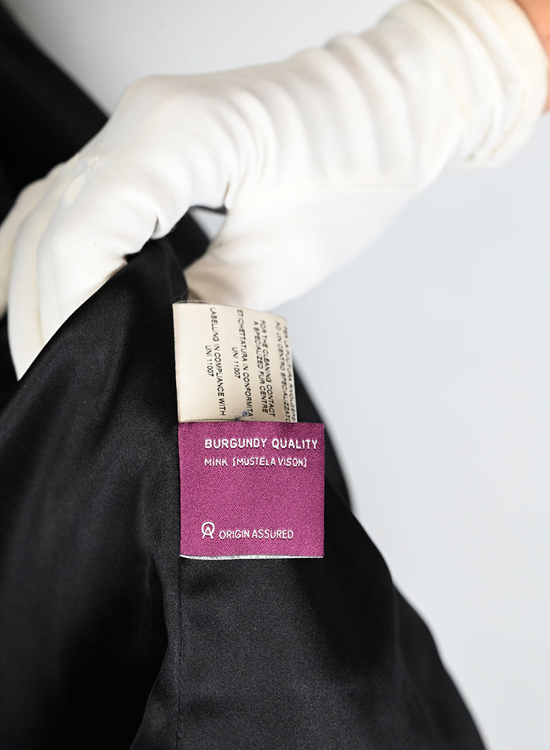 Mavina Pelliccia Visone testa di moro - Tg. 42