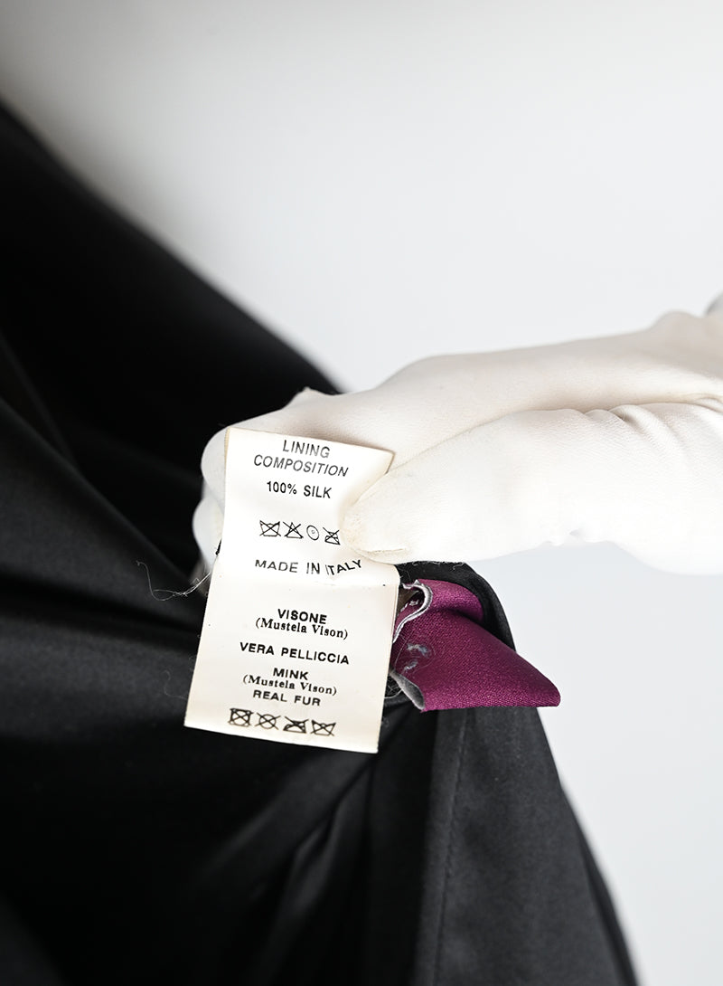 Mavina Pelliccia Visone testa di moro - Tg. 42