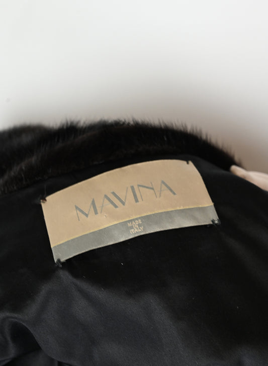 Mavina Pelliccia Visone testa di moro - Tg. 42