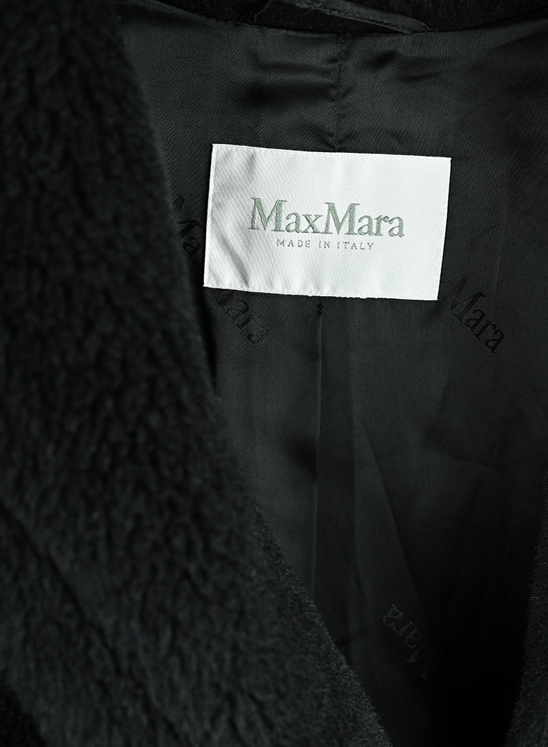 Max Mara Cappotto Teddy nero - Tg. S