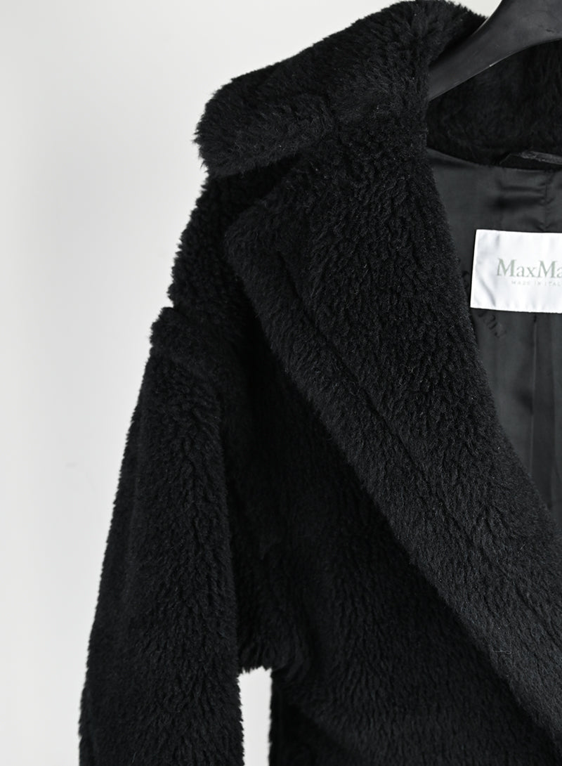 Max Mara Cappotto Teddy nero - Tg. S