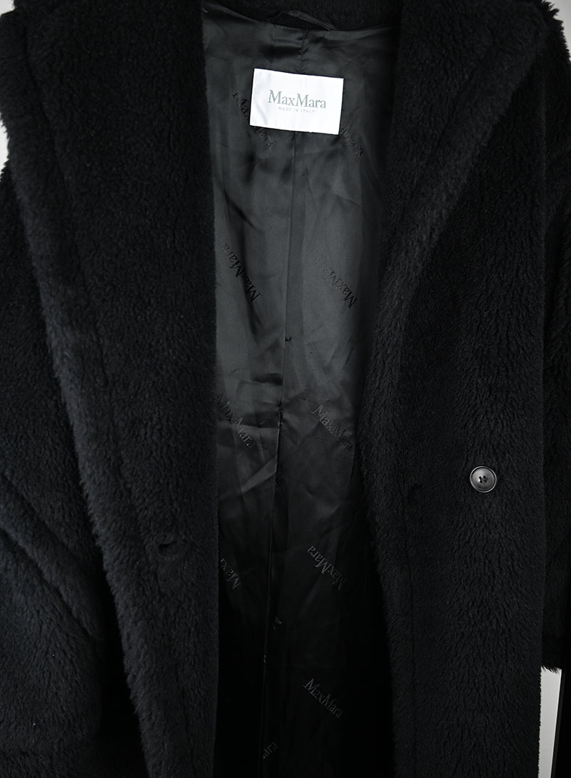 Max Mara Cappotto Teddy nero - Tg. S