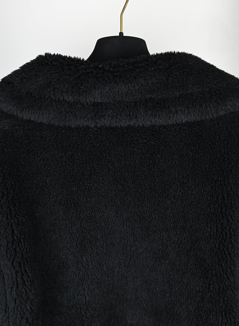 Max Mara Cappotto Teddy nero - Tg. S