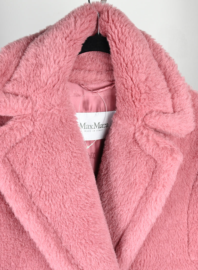 Max Mara Gilet Teddy rosa - Tg. XS