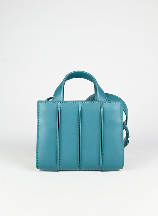 Max Mara by Renzo Piano Borsa in pelle petrolio