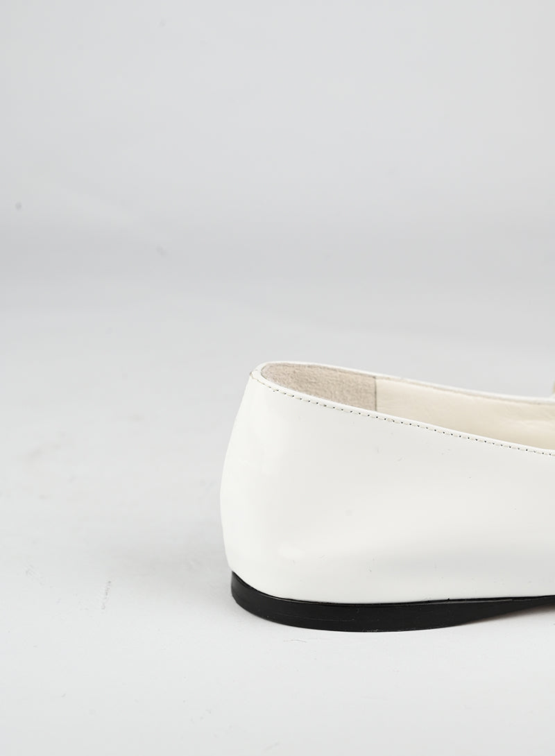 Miu Miu Ballerine in vernice bianche - N. 39