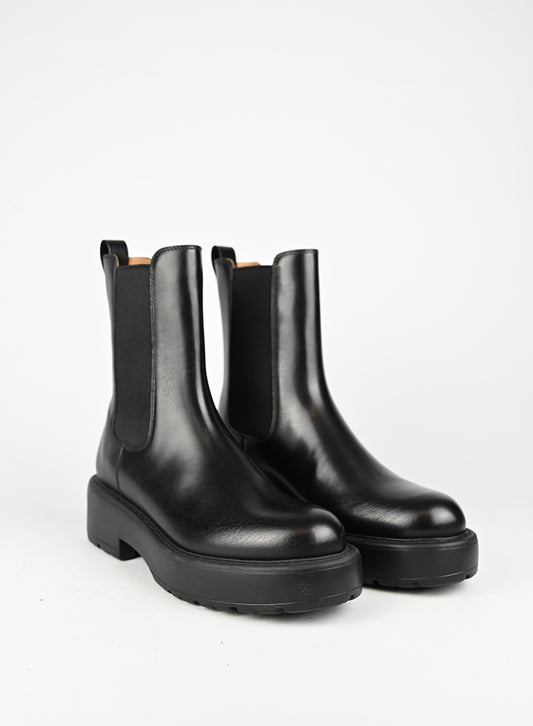 Miu Miu Stivaletti Biker in pelle nera - N. 37