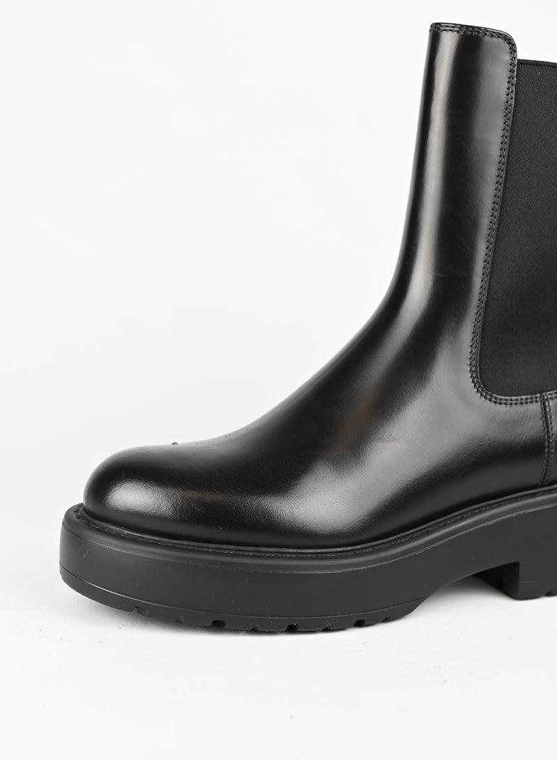 Miu Miu Stivaletti Biker in pelle nera - N. 37