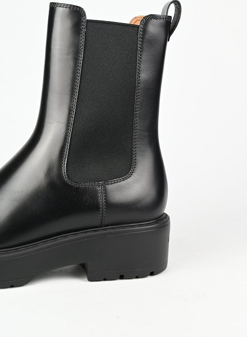 Miu Miu Stivaletti Biker in pelle nera - N. 37