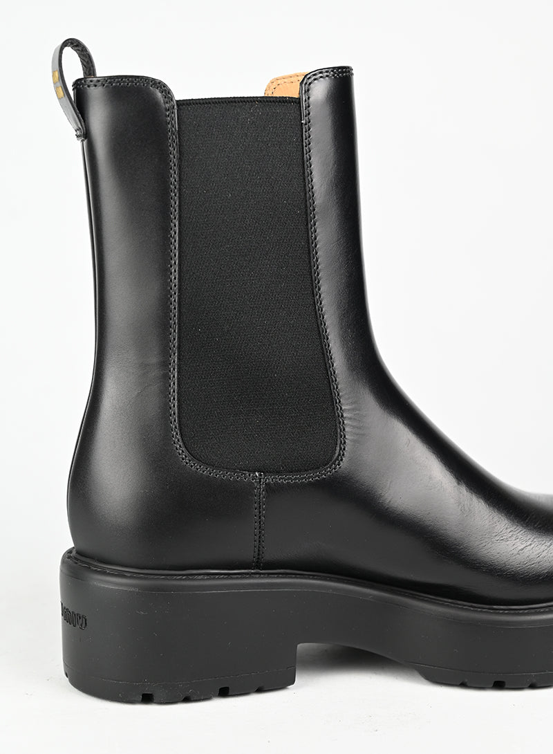 Miu Miu Stivaletti Biker in pelle nera - N. 37