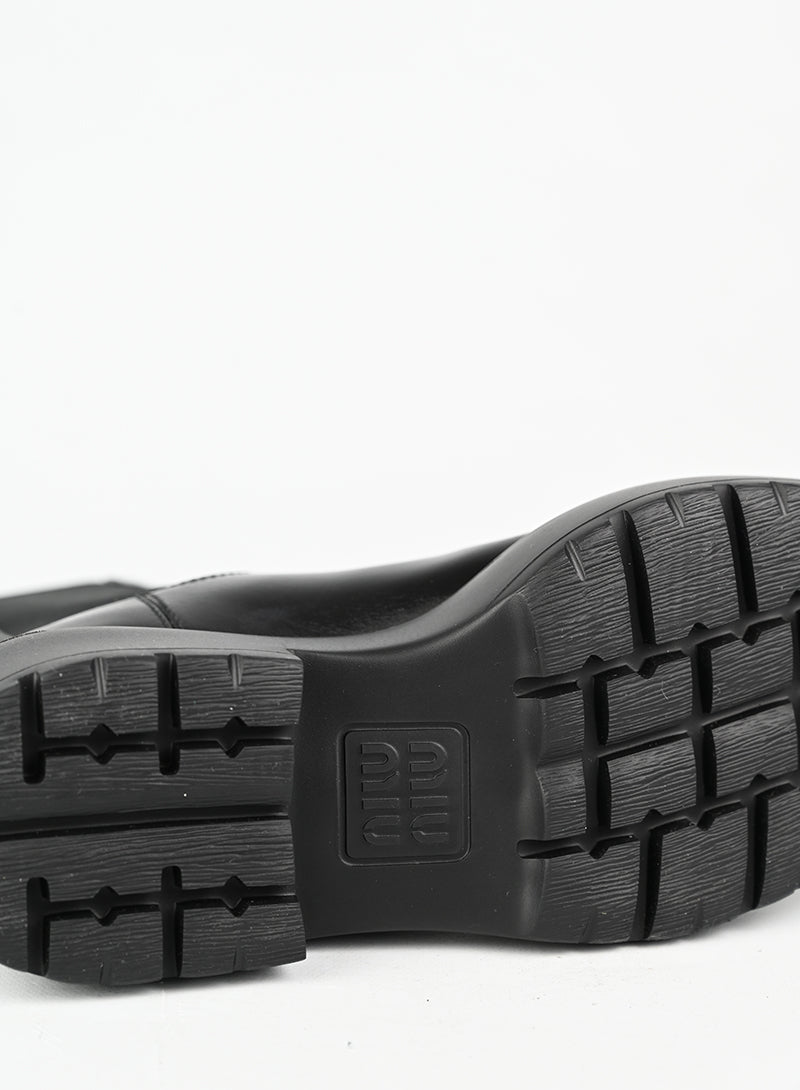 Miu Miu Stivaletti Biker in pelle nera - N. 37