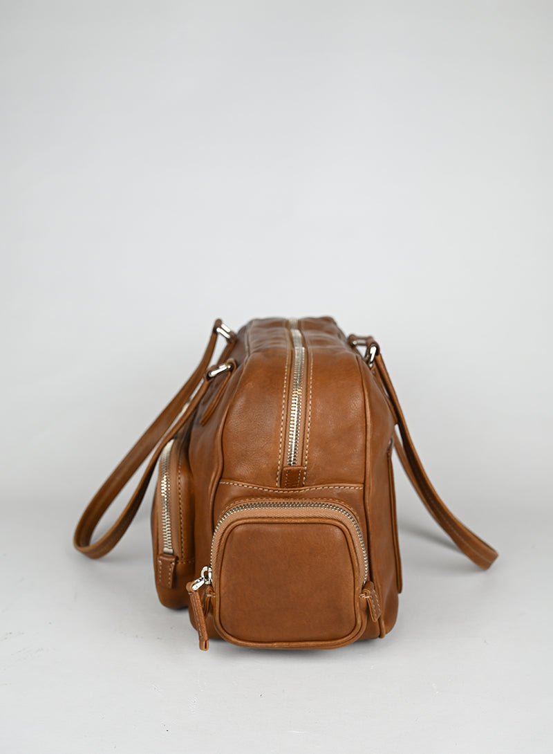 Miu Miu Borsa a Spalla Pocket Pelle Gianduia