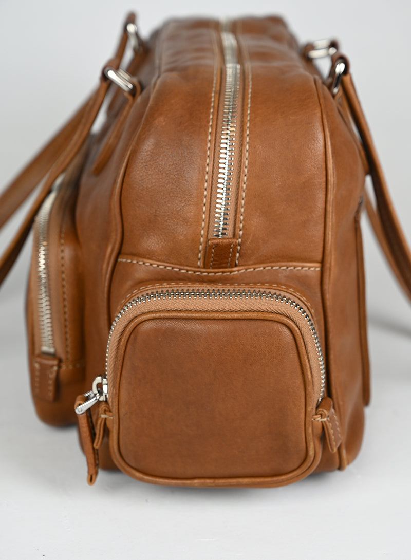 Miu Miu Borsa a Spalla Pocket Pelle Gianduia