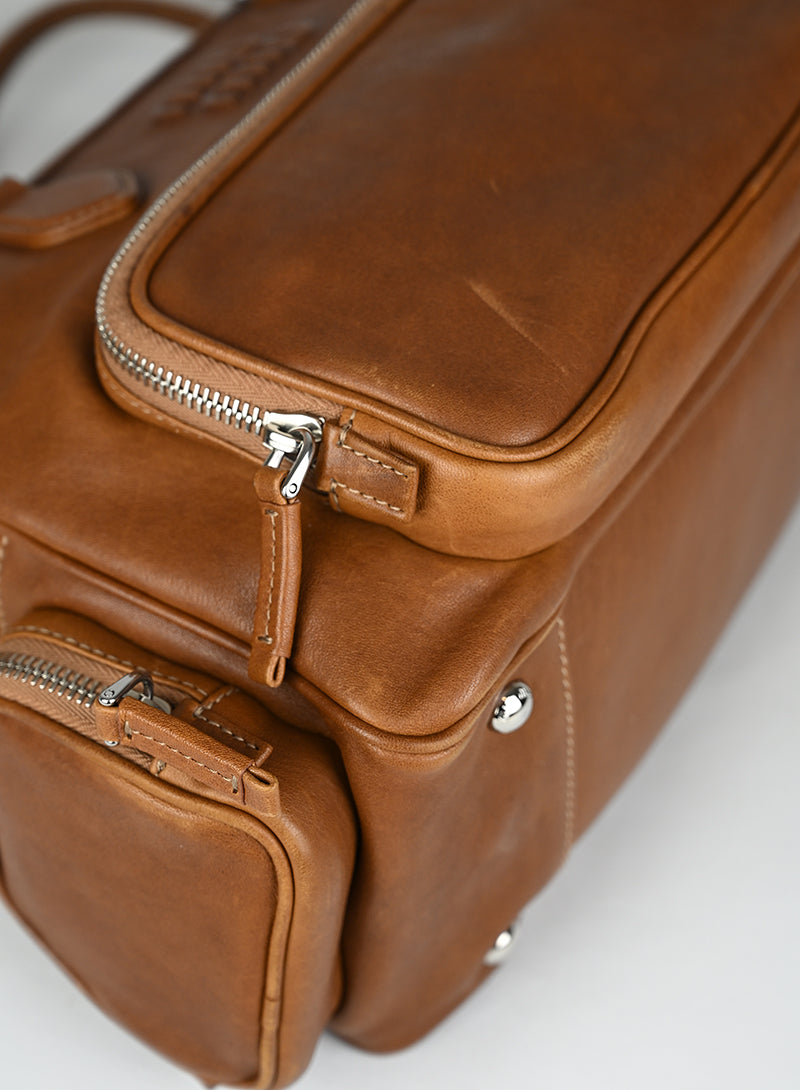 Miu Miu Borsa a Spalla Pocket Pelle Gianduia