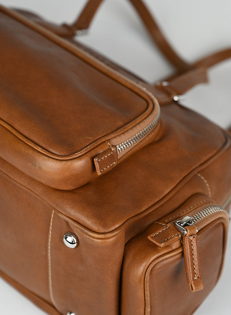 Miu Miu Borsa a Spalla Pocket Pelle Gianduia