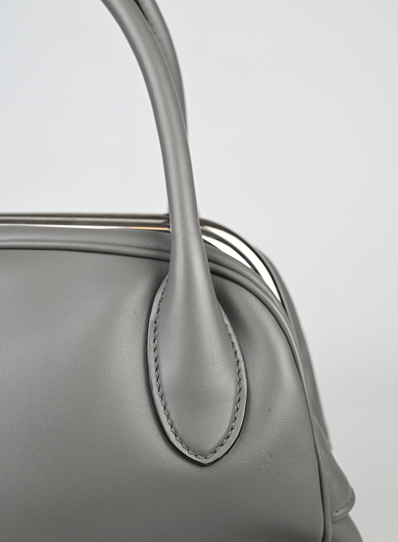 Miu Miu Borsa a mano in pelle grigia