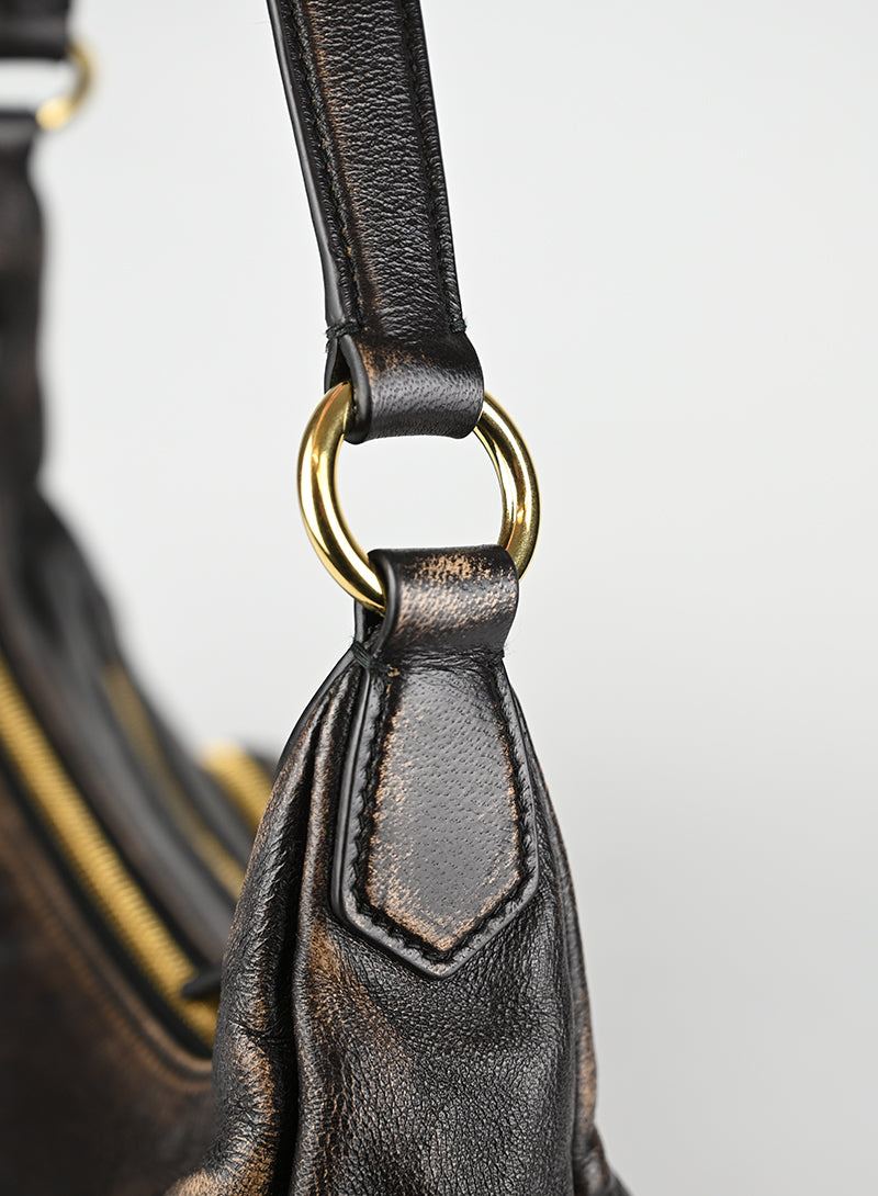 Miu Miu Borsa a Spalla Pocket Nappa Testa di Moro