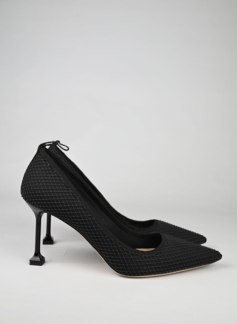 Miu Miu Décolleté Tessuto Nero - N. 38