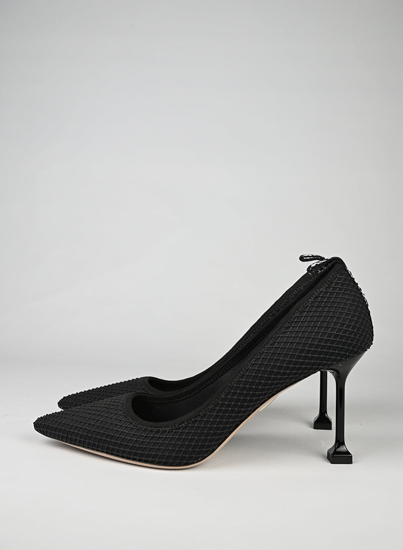 Miu Miu Décolleté Tessuto Nero - N. 38