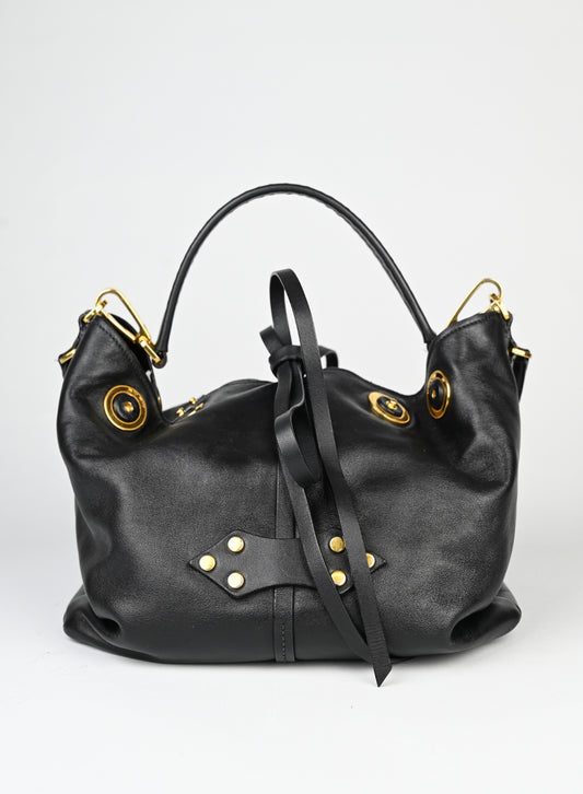 Miu Miu Borsa a secchiello in pelle nera -  lesleyluxuryvintage