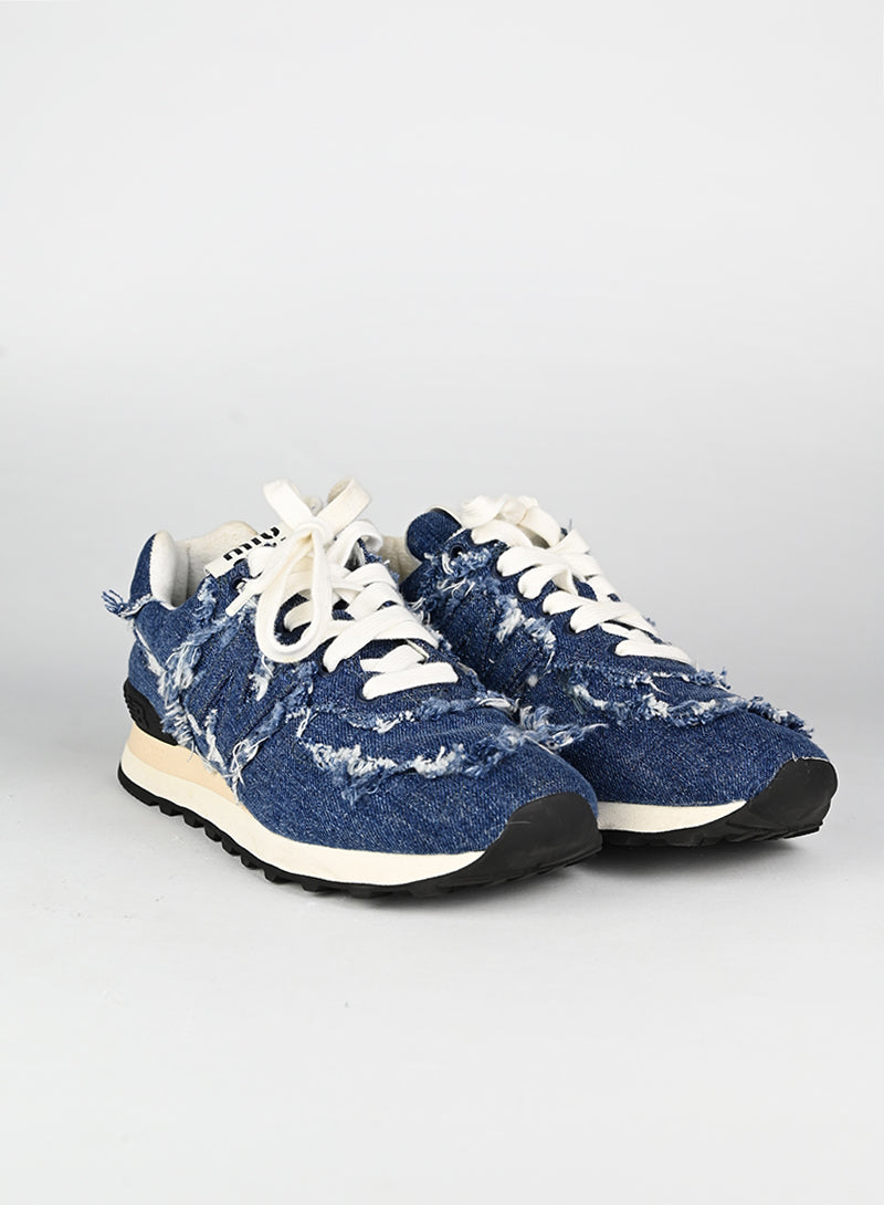 Miu Miu x New Balance Sneakers in denim - N. 36